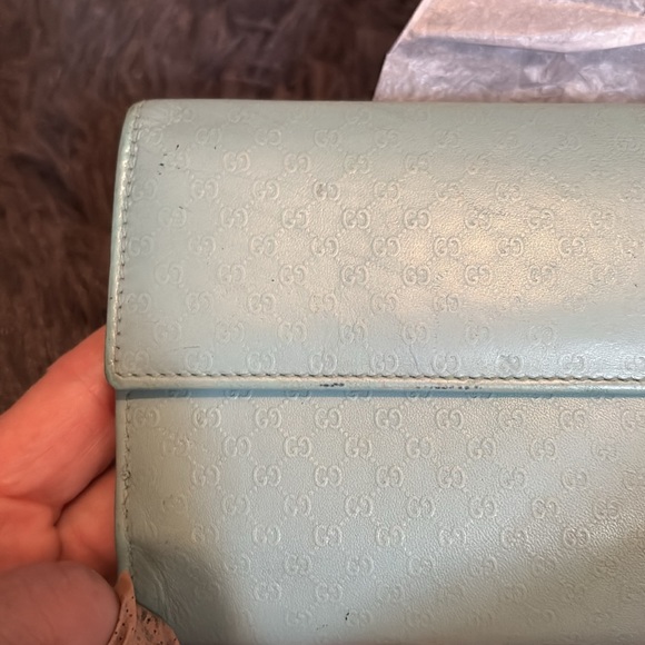 Good condition.  Gucci Jackie long wallet with locking clasp. - Picture 13 of 14